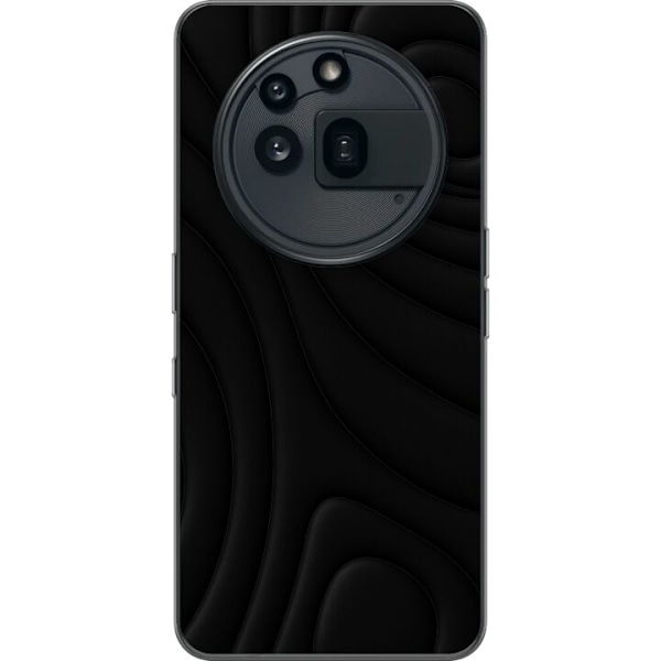 Nothing Phone (3a) Pro Läpinäkyvä kuori Tummat Aallot