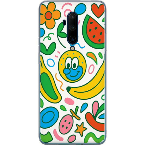 OnePlus 7T Pro Gennemsigtig cover Sommerfugle Slør