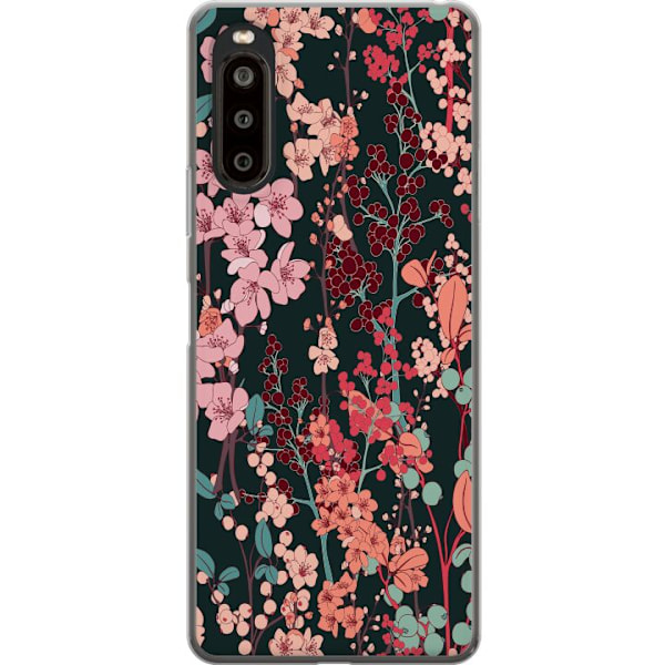 Sony Xperia 10 II Kuori / Matkapuhelimen kuori - Kukat
