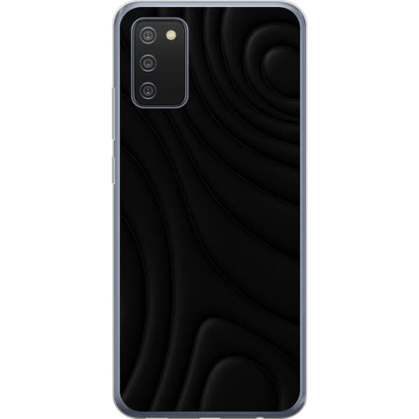 Kompatibel Mobilcover til Samsung Galaxy A02s Sorte Bølger