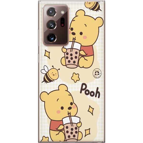 Samsung Galaxy Note20 Ultra Gennemsigtig cover Nalle Pooh-stil - klassisk bjørnemotiv i en ny fortolkning