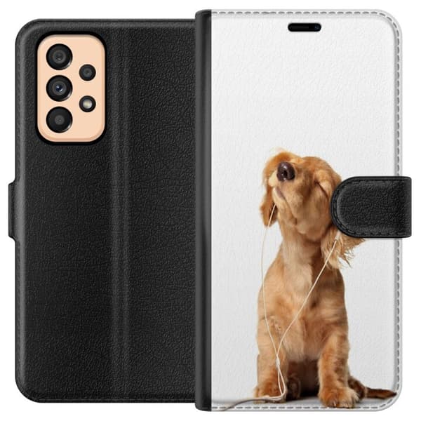 Kompatibelt Plånboksfodral till Samsung Galaxy A53 5G Hund