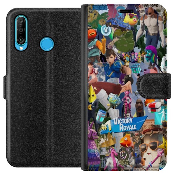 Huawei P30 lite Lommeboketui Fortnite