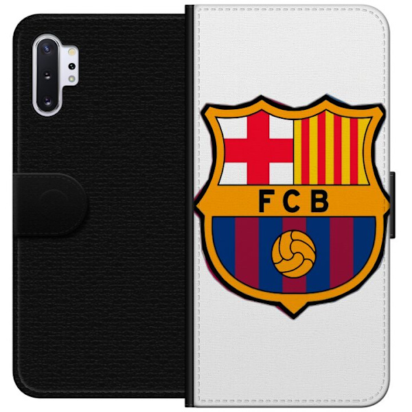 Samsung Galaxy Note10+ Lompakkokotelo FC Barcelona Emblem Jalkapallo Katalonia Sininen Punainen Seuran Logo Ylpeys La Liga Fanit Ikoninen Kuva
