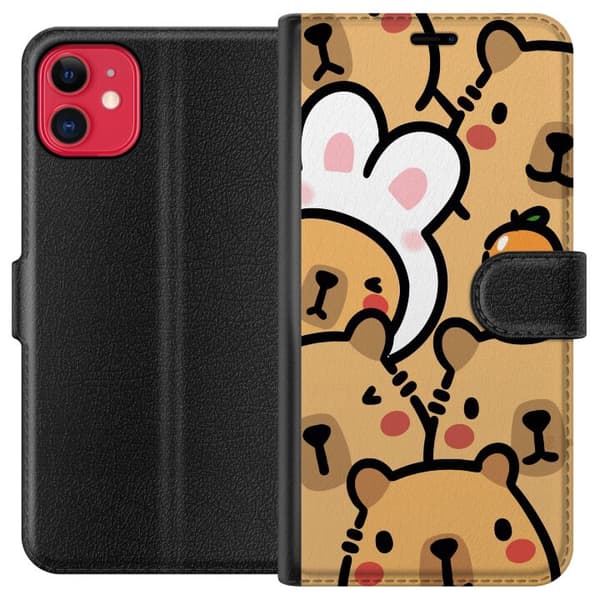Kompatibel Tegnebogsetui til Apple iPhone 11 Vandrotte
