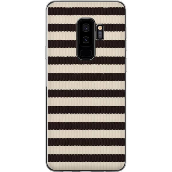 Kompatibel Mobilcover til Samsung Galaxy S9+ Brune chokoladestriber brun