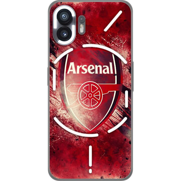 Nothing Phone (2) Genomskinligt Skal Arsenal