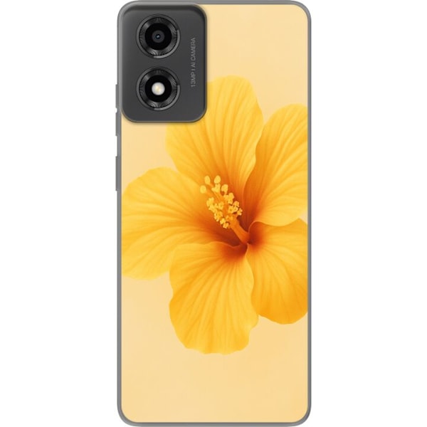 Motorola Moto E14 Gjennomsiktig deksel Lemon Zing