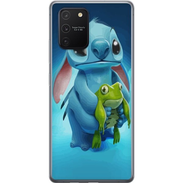 Samsung Galaxy S10 Lite Genomskinligt Skal Stitch och grodan