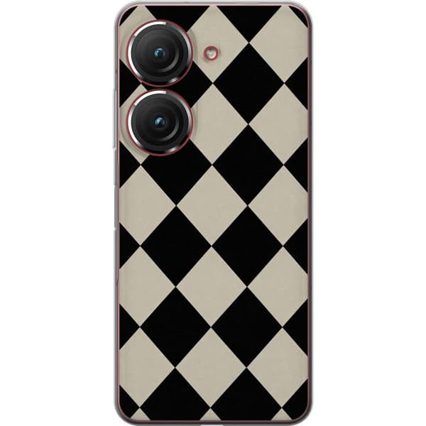 Kompatibelt Mobildeksel til Asus Zenfone 9 Mono Harlekin flerfarget