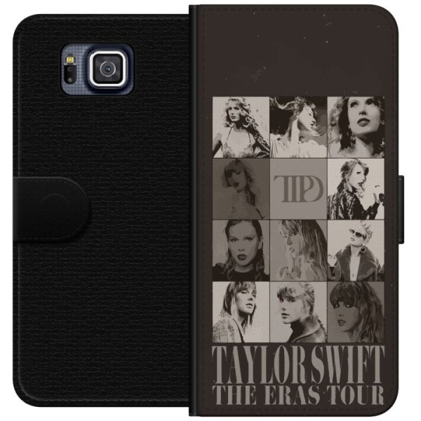 Samsung Galaxy Alpha Lompakkokotelo Taylor Swift Musta/Valkoin