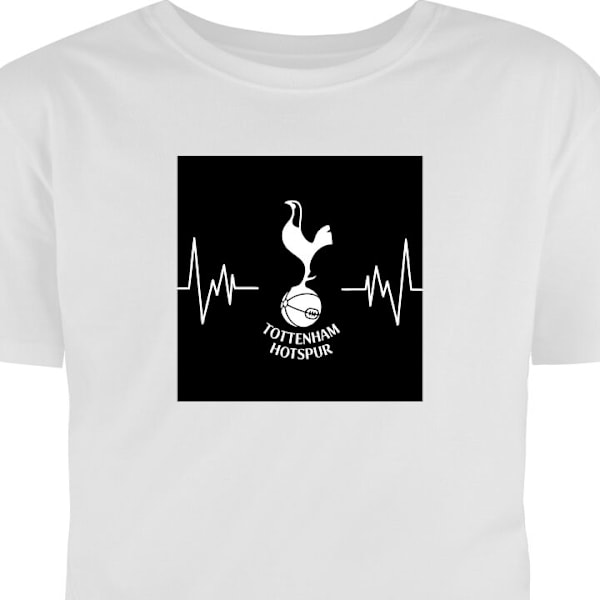 Barn-T-shirt | Bekväm T-shirt för Barn Tottenham Hotspur vit 9-11 År