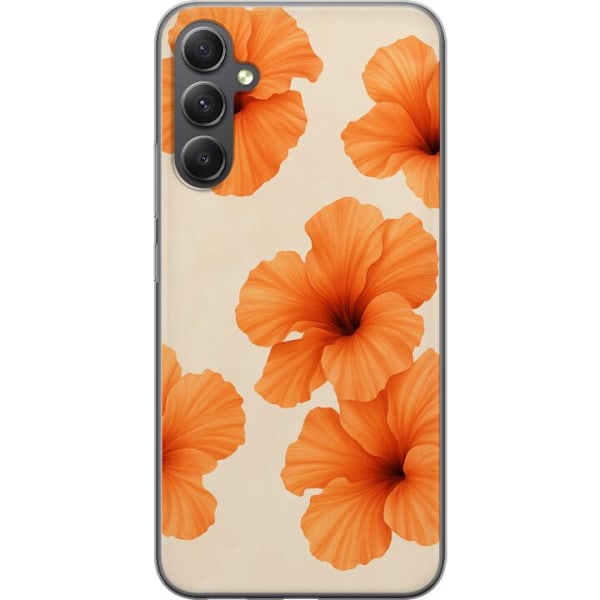 Samsung Galaxy S23 FE Läpinäkyvä kuori Papaya Punch