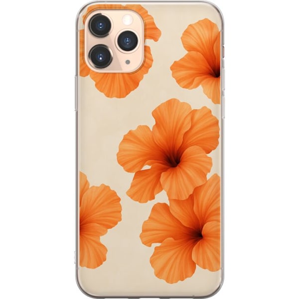 Apple iPhone 11 Pro Genomskinligt Skal Papaya Punch