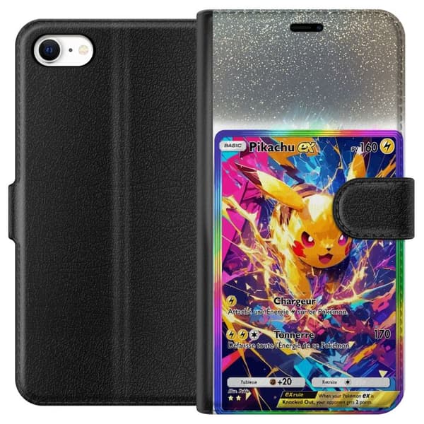 Kompatibel Tegnebogsetui til Apple iPhone 6 Pikachu gul
