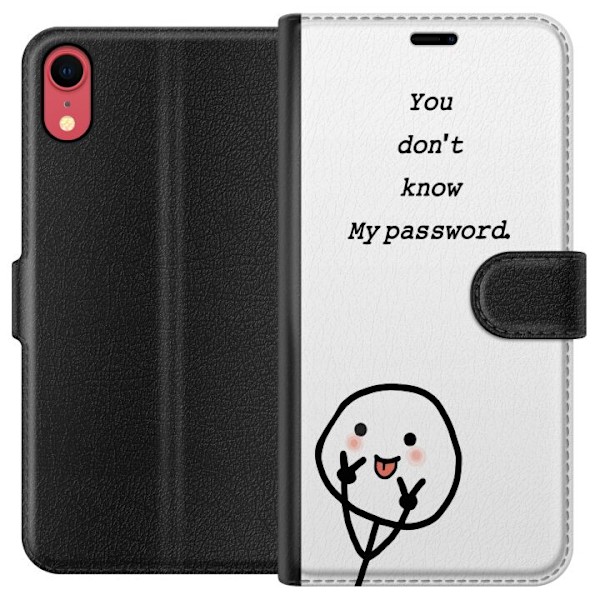 Apple iPhone XR Plånboksfodral You Don’t Know My Password