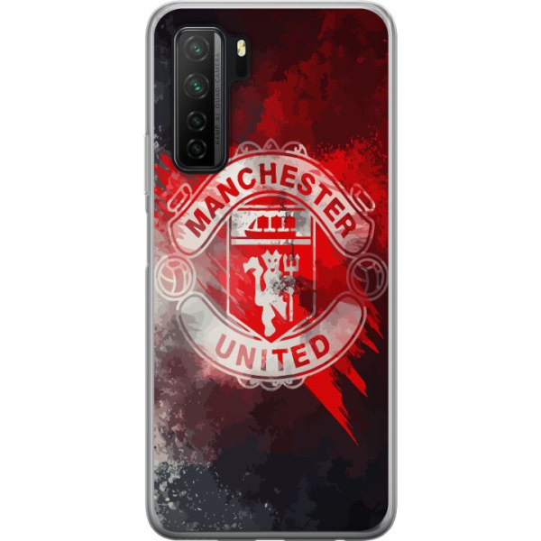 Huawei P40 lite 5G Gjennomsiktig deksel Manchester United