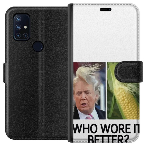 OnePlus Nord N10 5G Lompakkokotelo Trump
