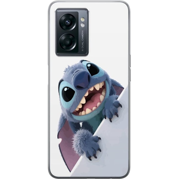 OnePlus Nord N300 Genomskinligt Skal Happy Stitch – glad fig