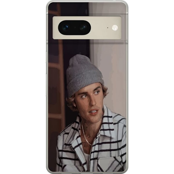 Google Pixel 7 Gennemsigtig cover Justin Bieber