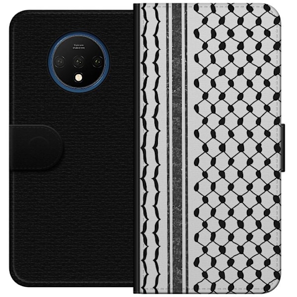 OnePlus 7T Tegnebogsetui Palæstinensisk mønster - inspireret