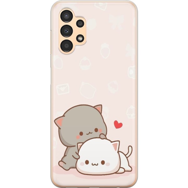 Samsung Galaxy A13 Läpinäkyvä kuori Kawaii