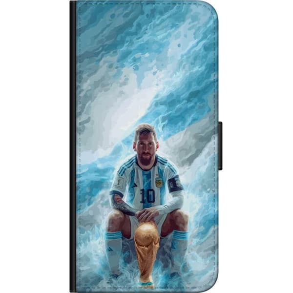 Kompatibelt Lommeboketui til Samsung Galaxy Note9 Lionel Messi Världsmästare blå