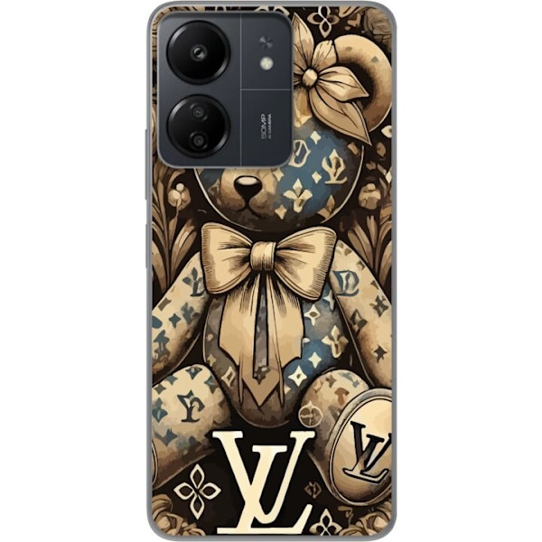 Xiaomi Redmi 13C Läpinäkyvä kuori Teddy Vuitton