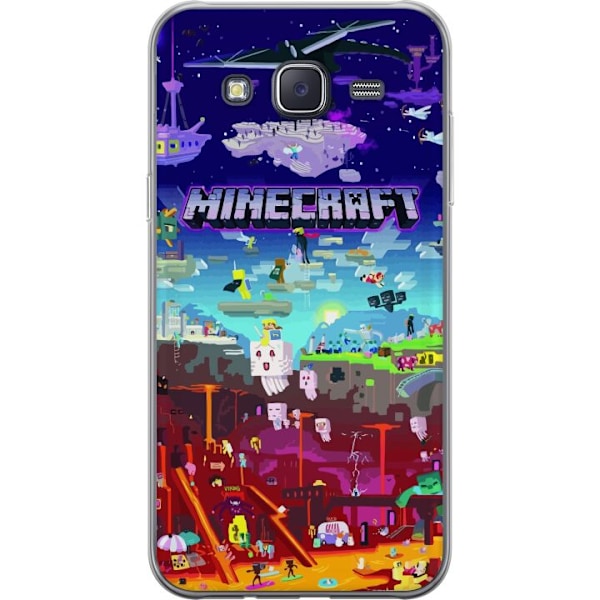 Samsung Galaxy J5 Gjennomsiktig deksel Minecraft