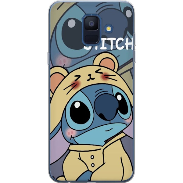 Samsung Galaxy A6 (2018) Genomskinligt Skal Stitch