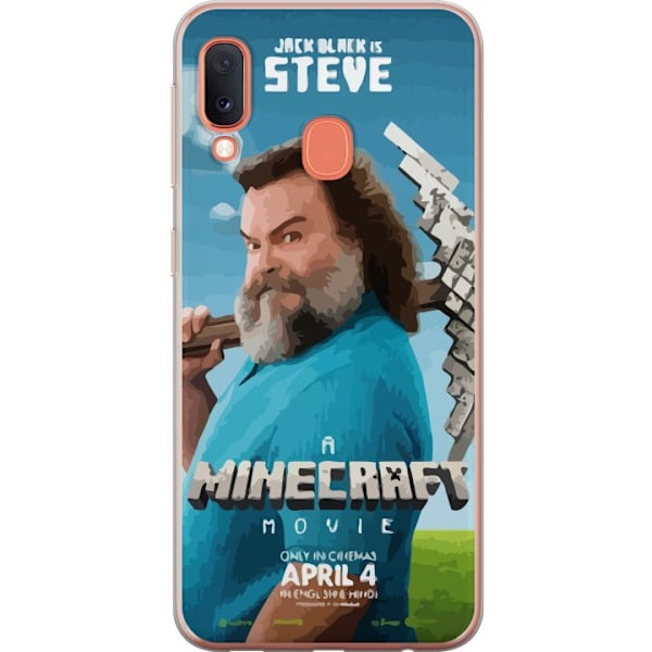 Samsung Galaxy A20e Läpinäkyvä kuori Minecraft-elokuva
