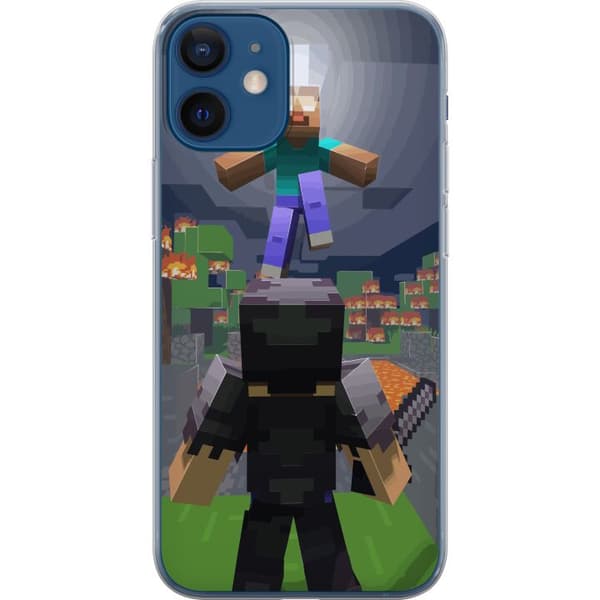 Kompatibelt Mobilskal till Apple iPhone 12 mini Minecraft
