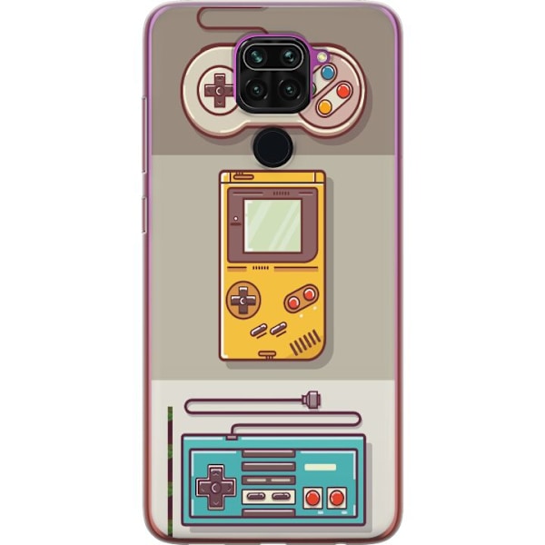 Xiaomi Redmi Note 9 Gennemsigtig cover Nintendo Retro