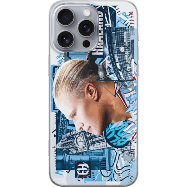 Apple iPhone 16 Pro Max Gennemsigtig cover Erling Haaland