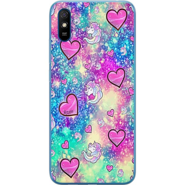 Xiaomi Redmi 9AT Genomskinligt Skal Unicorn Enhörning