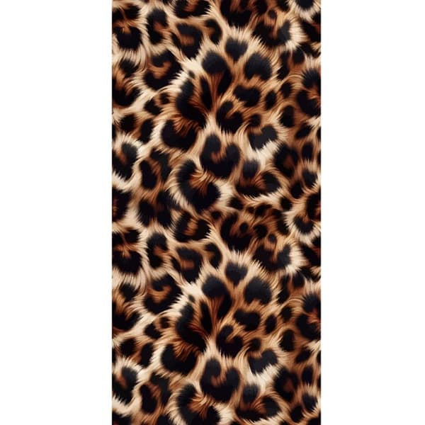 Kompatibel Tegnebogsetui til Apple iPhone 13 Pro Nær billede af leopardmønster med bløde pelsdetaljer i brune og sorte nuancer