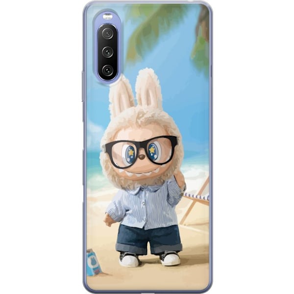 Sony Xperia 10 III Läpinäkyvä kuori Labubu Tummat Unelmat