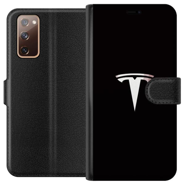 Kompatibelt Plånboksfodral till Samsung Galaxy S20 FE Tesla