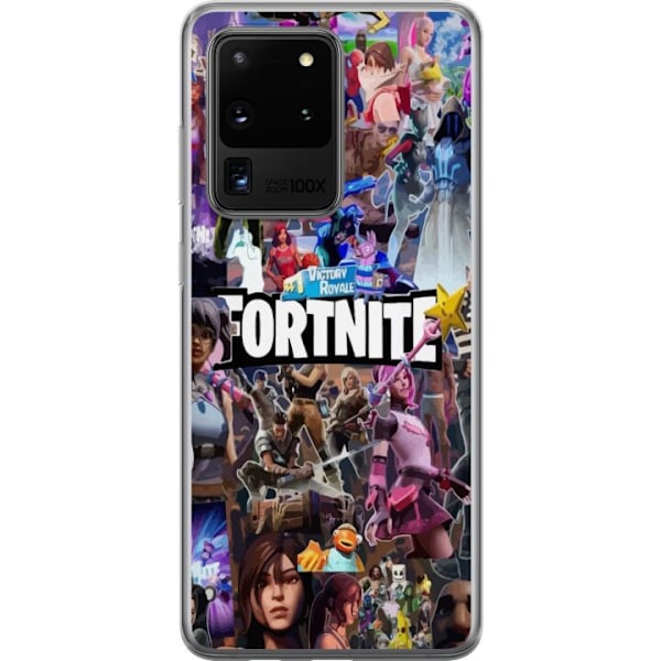 Samsung Galaxy S20 Ultra Gennemsigtig cover Fortnite