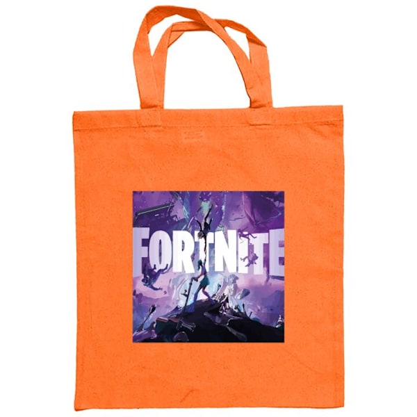 Kangaskassi | Kestävä Ostoskassi Kangasta Fortnite Oranssi one size