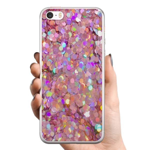 Kompatibelt Mobilskal till Apple iPhone 5 Glitter