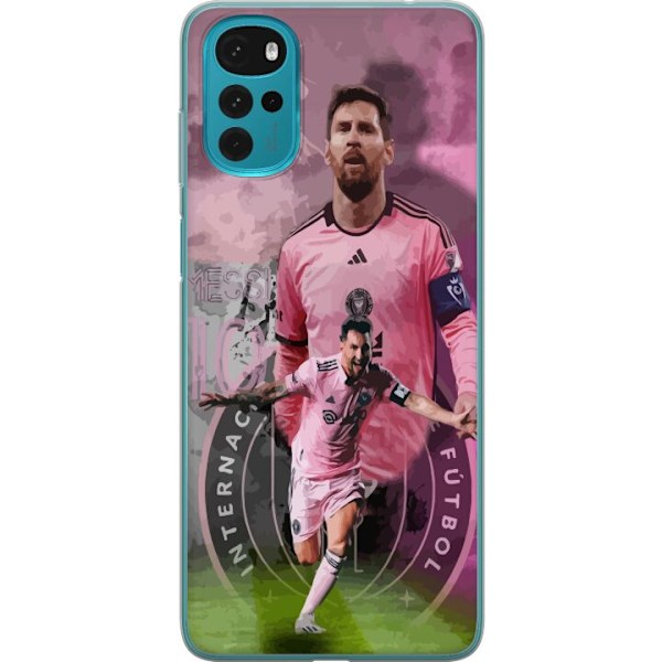 Motorola Moto G22 Läpinäkyvä kuori Messi