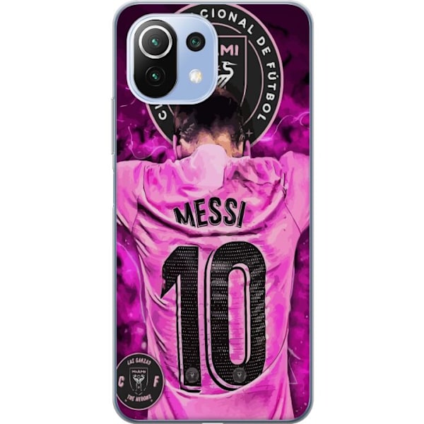 Xiaomi 11 Lite 5G NE Läpinäkyvä kuori Messi