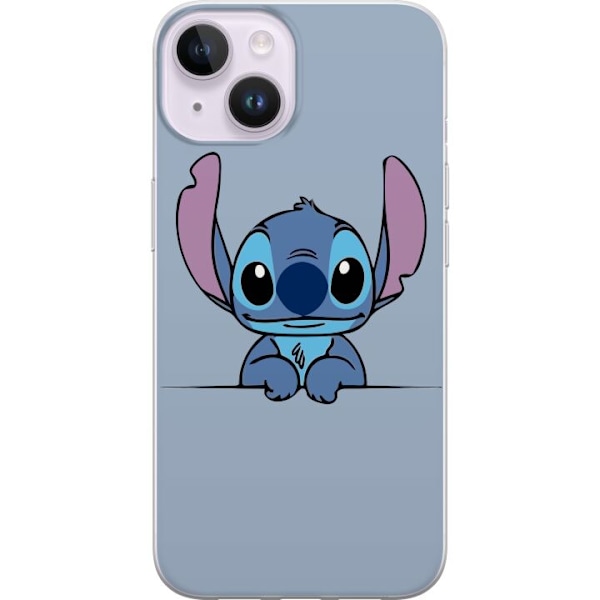 Apple iPhone 14 Genomskinligt Skal Lilo & Stitch