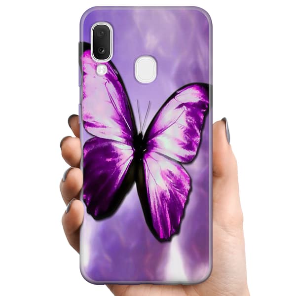Kompatibel Mobilcover til Samsung Galaxy A20e Fjærilt