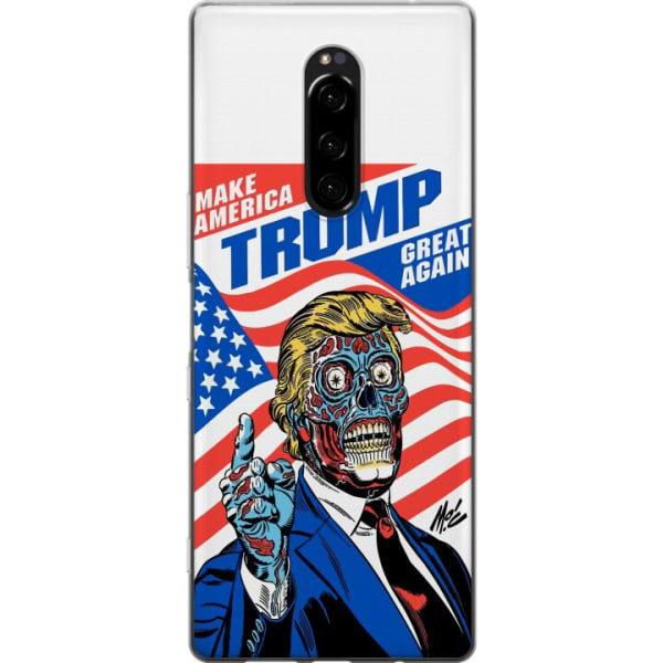 Sony Xperia 1 Gennemsigtig cover  Trump