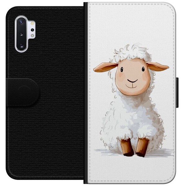 Samsung Galaxy Note10+ Lompakkokotelo Suloinen Lammas - lasten ja vauvan tuotteita sarjakuvatyyliin