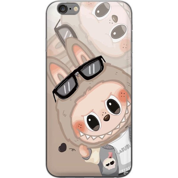 Apple iPhone 6 Plus Läpinäkyvä kuori Labubu Rainbow Chaos