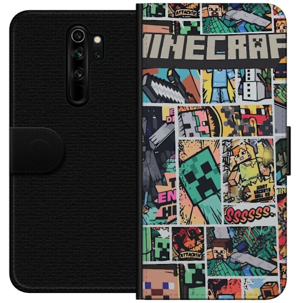 Xiaomi Redmi Note 8 Pro  Lommeboketui Minecraft Kunsthåndverk