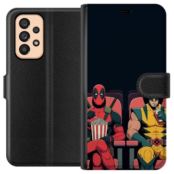 Kompatibelt Lommeboketui til Samsung Galaxy A53 5G Deadpool & Wolverine